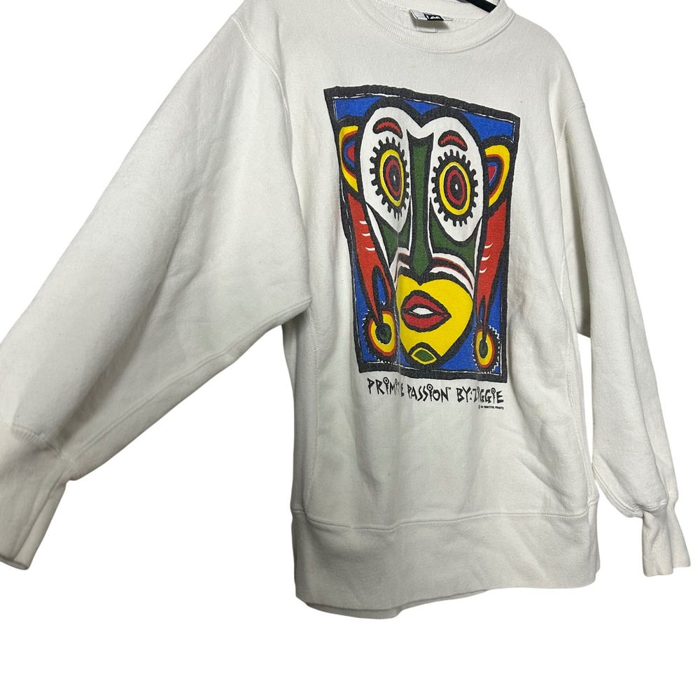 Vintage Lee Superweight Cotton Graphic Sweatshirt Primitive Passion By Ziggie XL - Picture 4 of 11